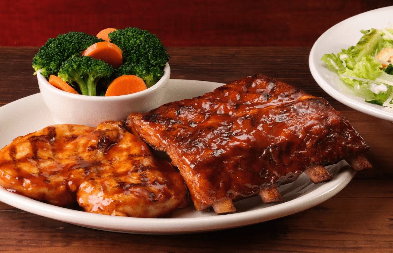 Grilled BBQ Chicken & Ribs