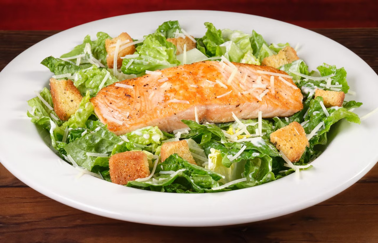 Salmon Caesar Salad